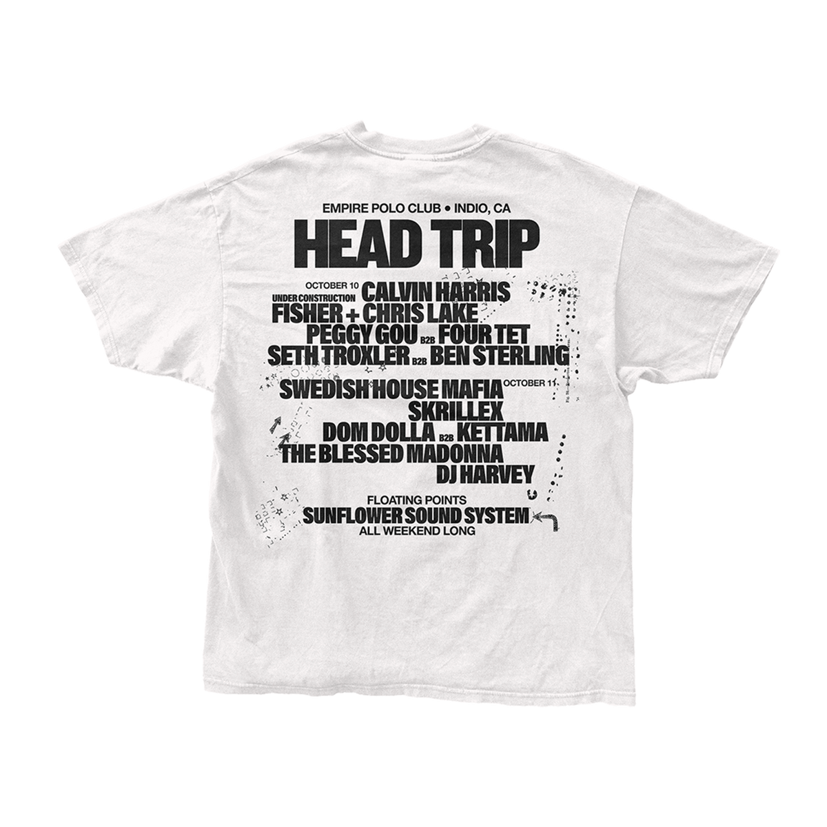 Head Trip Festival Lineup Tee