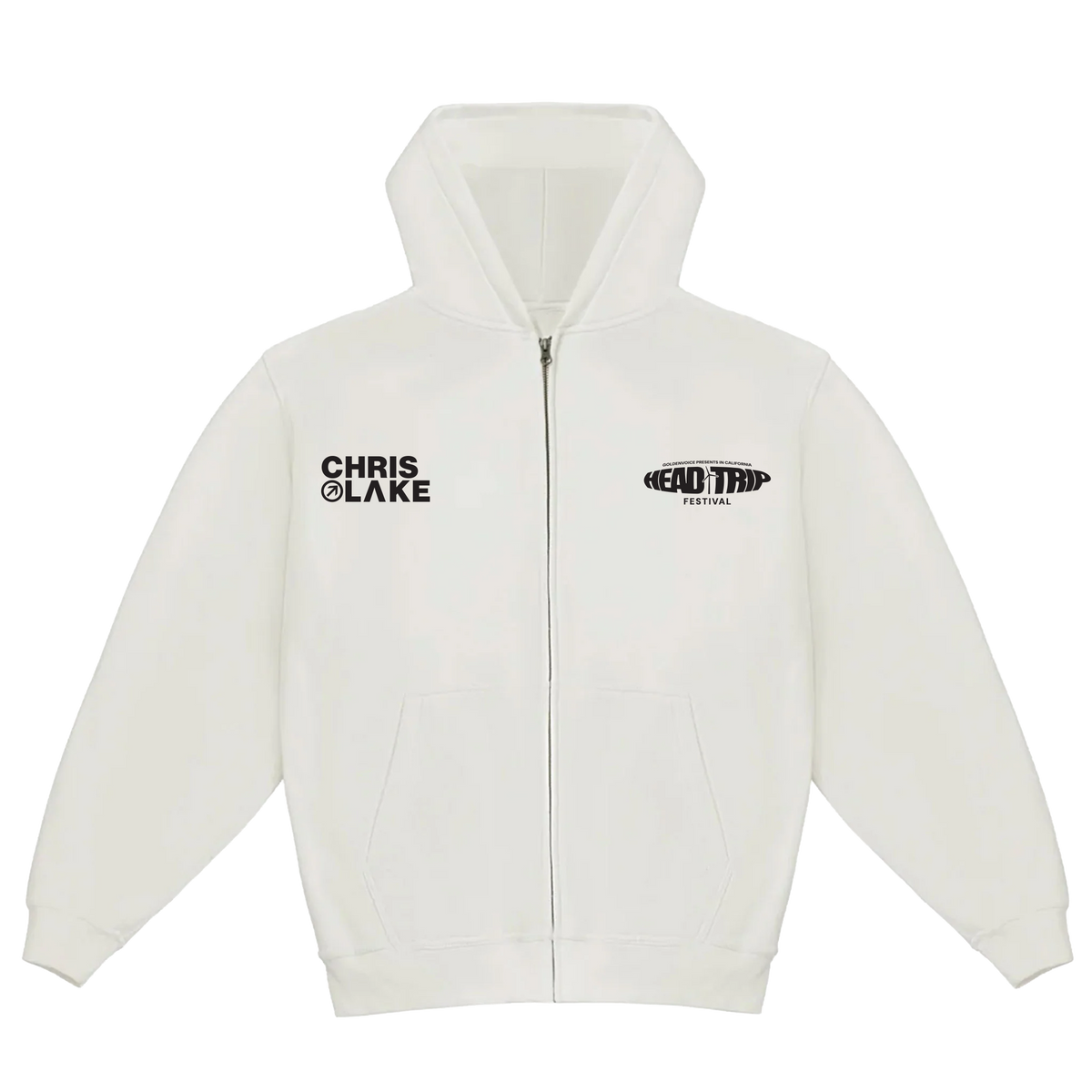 HEAD TRIP '26 - ZIP HOODIE - WHITE