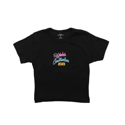 Under Construction Cropped Tee