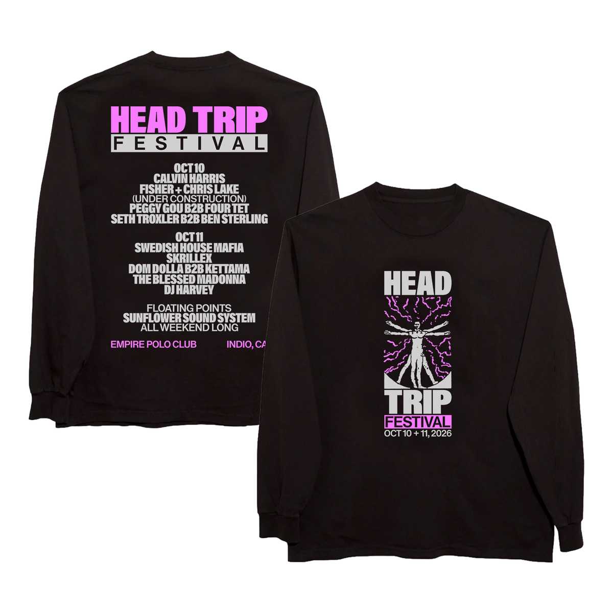 Electric Man Lineup Long Sleeve