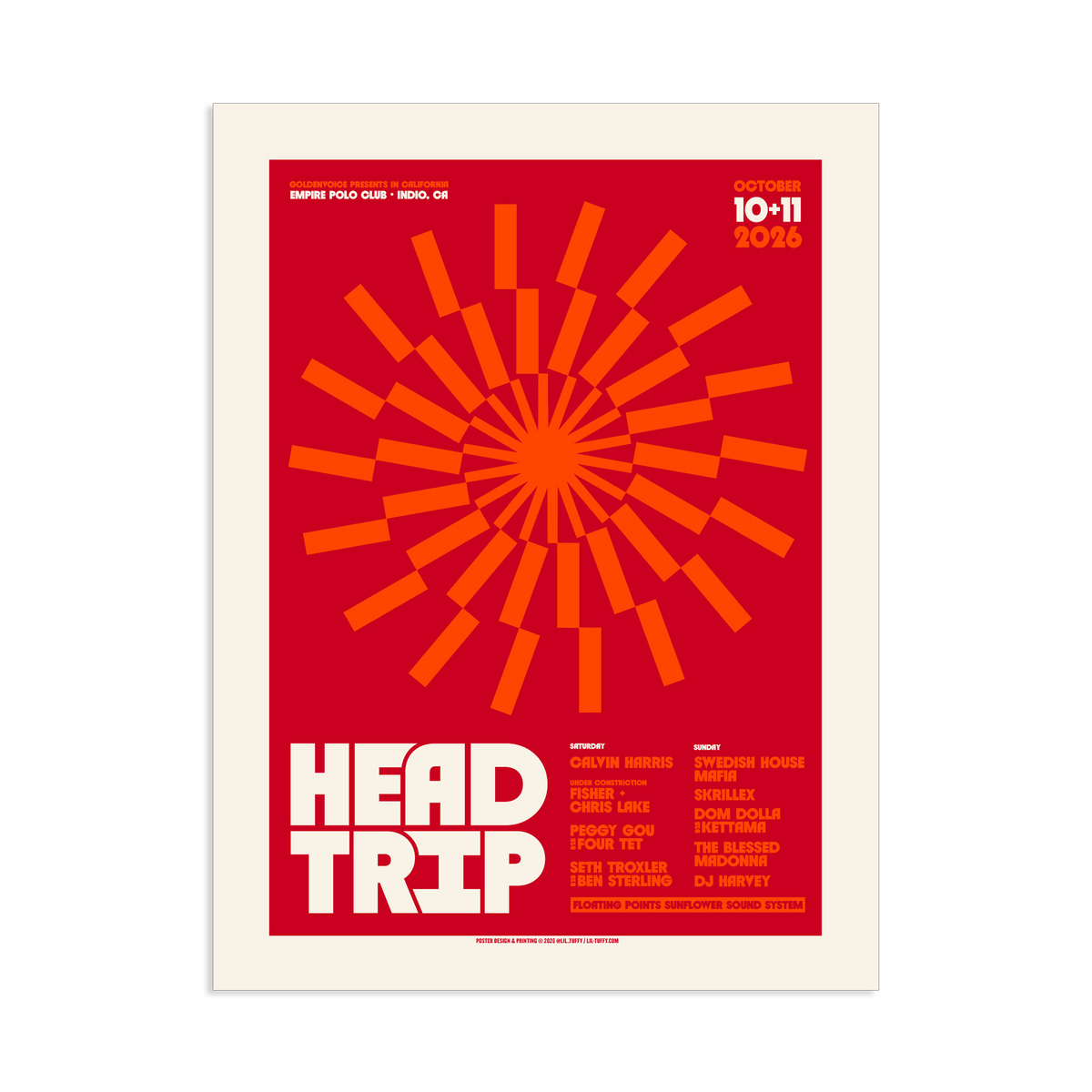 Orbital Lineup Poster - Silk Screen