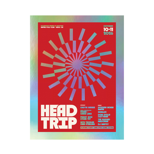 Orbital Lineup Poster - Rainbow Foil
